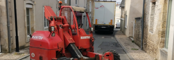 Chariot élévateur transport routier