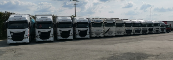 transport routier flotte camions vienne
