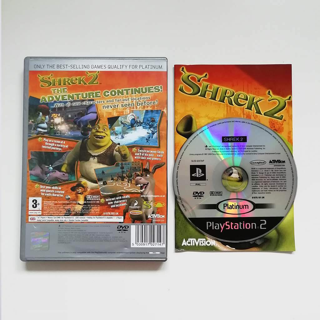 Shrek 2 Sony PS2 Video Game Playstation 2 - Tested