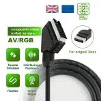 Original Xbox RGB SCART Cable with CSYNC – OSSC & RetroTINK Compatible