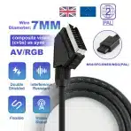 Super nintendo NGC High Quality RGB Scart Cable Video On SYNC