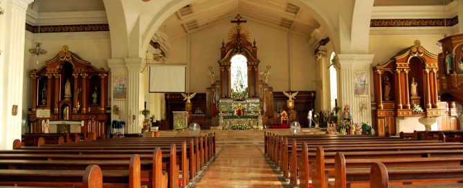 Lent in Lockdown; and empty church. Credit Shubert Ciencia.