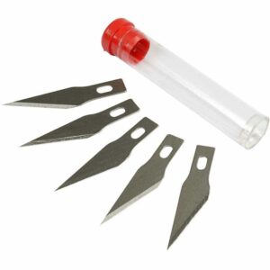 Knivblad till skalpell-hobbykniv, 5st
