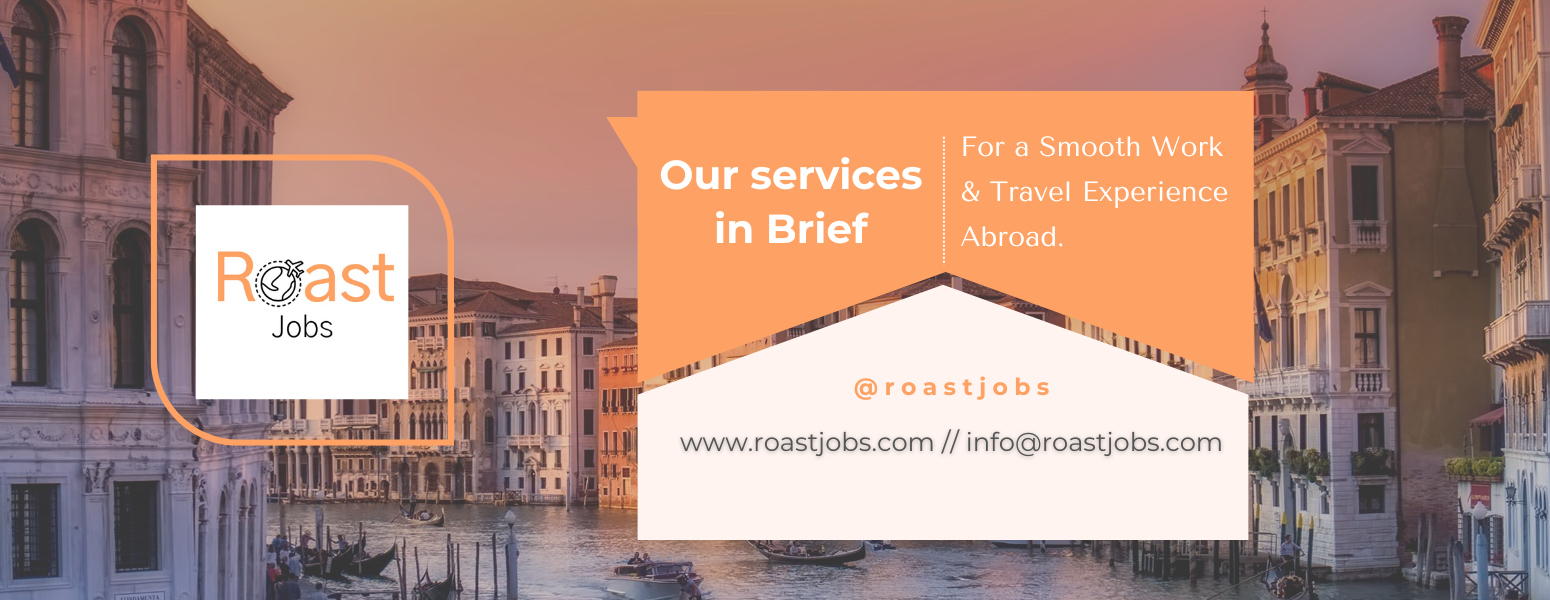 Our services. Work and Travel Program. Roast Jobs.