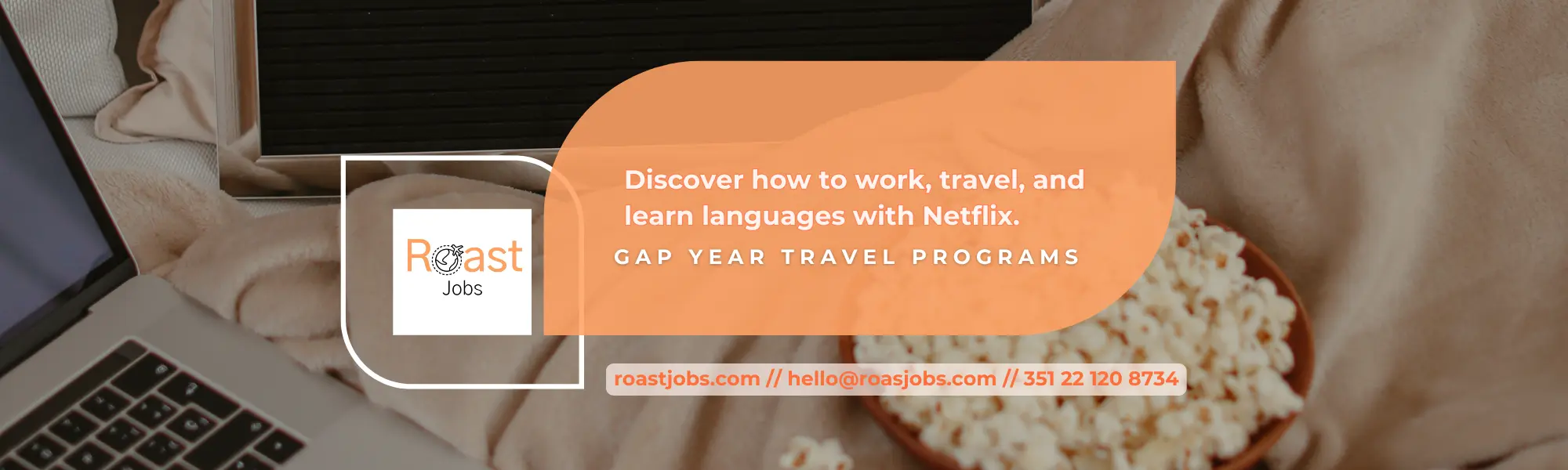 gap year travel program Europe- work and travel abroad- language learning with Netflix