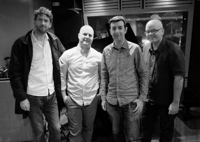 Rob Barron Quartet in the studio for 'What's in Store"