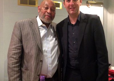 Rob with Kenny Barron backstage at Ronnie Scott’s 2015