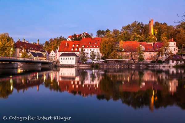 Das Klösterl in Landsberg am Lech währnd der blauen Stunde