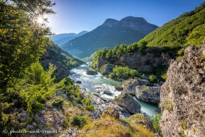 Der Cijevna Fluss in Albanien