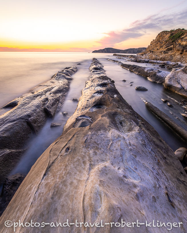 Küstenlandschaft in Albanien am Mittelmeer