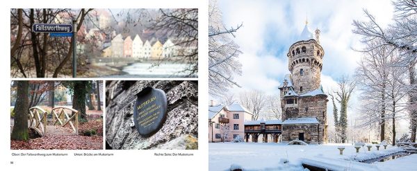 Zwei Beispielseiten aus dem Bildband Landsberg am Lech