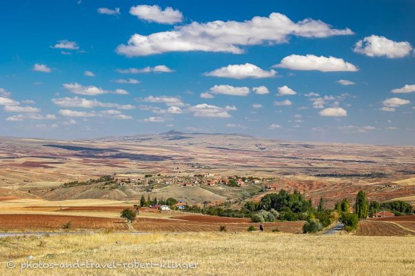 Landschaft in Zentralanatolien in der Türkei