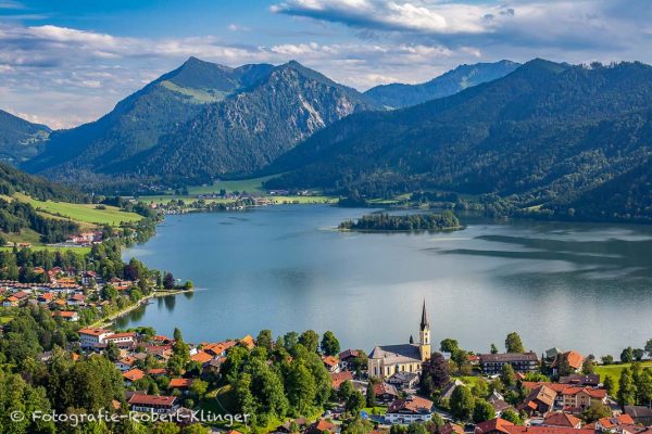 Luftaufnahme vom Schliersee