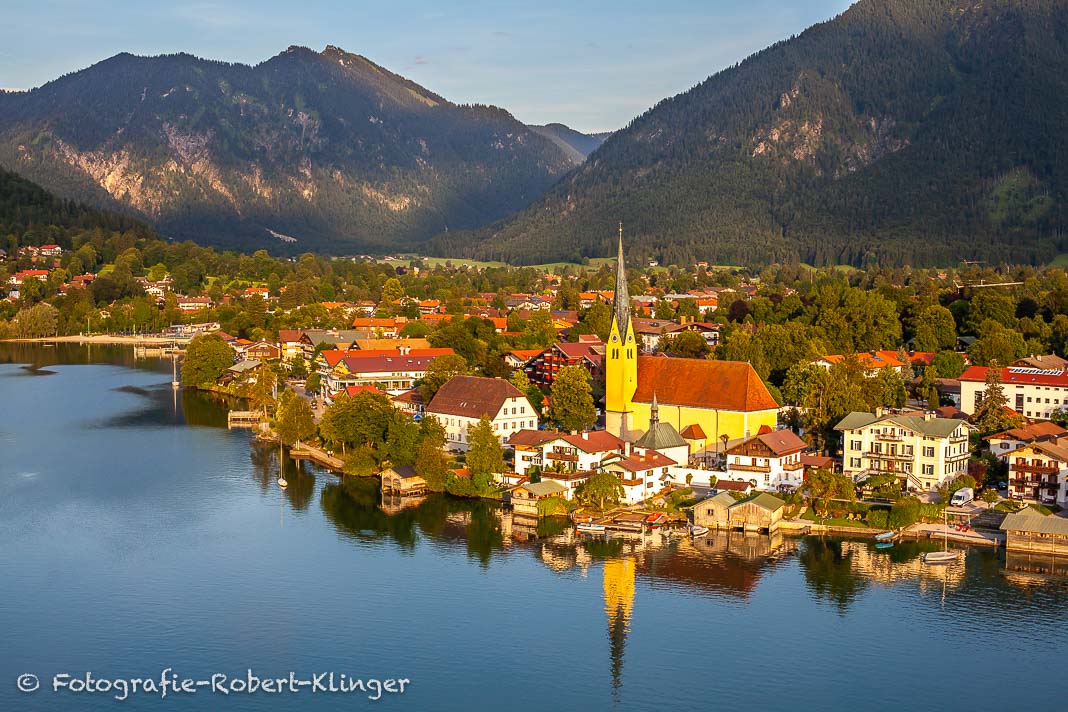 Luftaufnahme von Rottach-Egern am Tegernsee