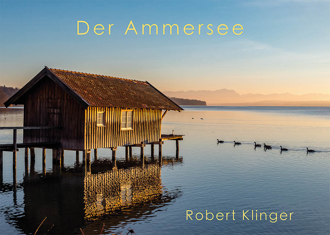 Die Titelseite des Bildbands Ammersee von Robert Klinger