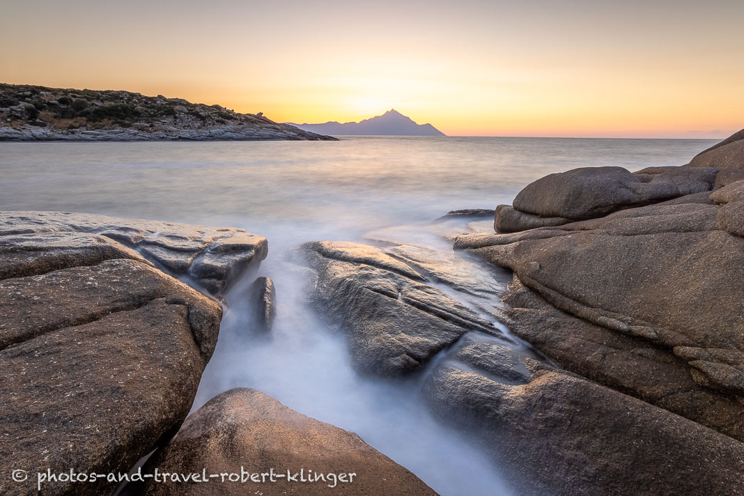 Sonnenaufgang Griechenland am Mount Athos