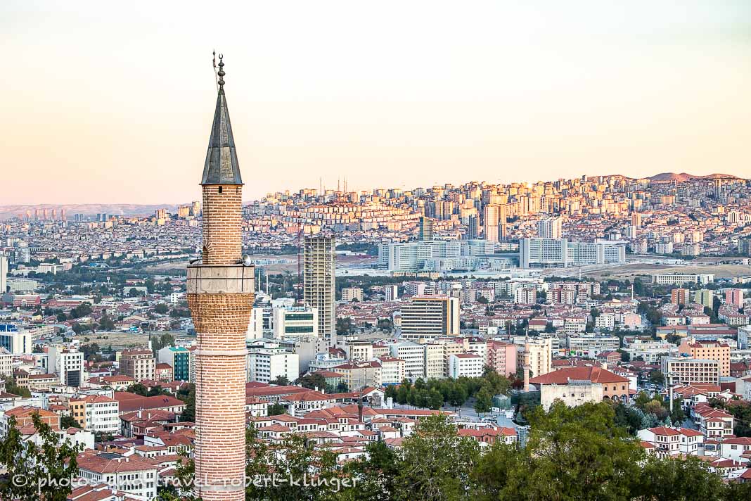 Blick von der Zitadelle von Ankara