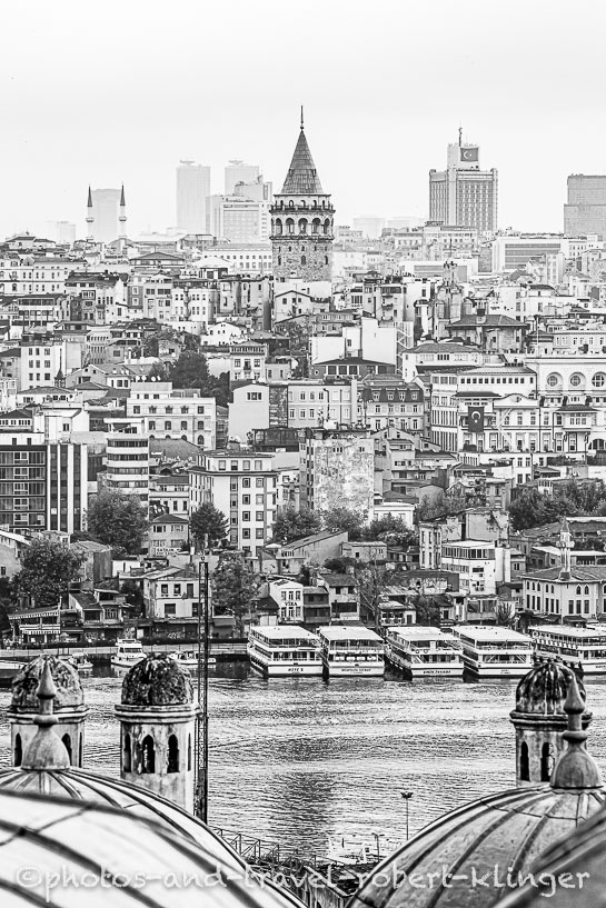 Der Galataturm in Istanbul in der Türkei