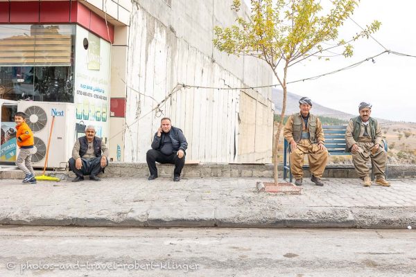 Ältere Männer in Kurdistan im Nordirak