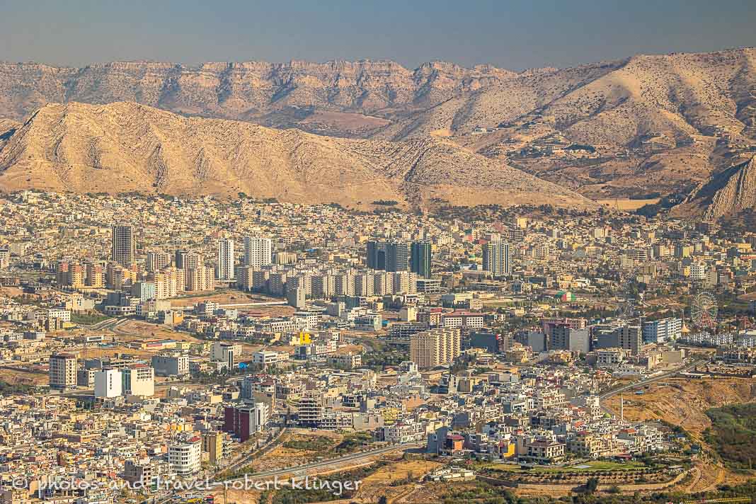 Die Stadt Dahuk, Dohuk, in Kurdistan im Irak