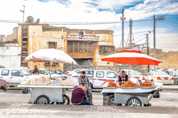 Straßenverkäufer in Erbil in Kurdistan im Nordirak