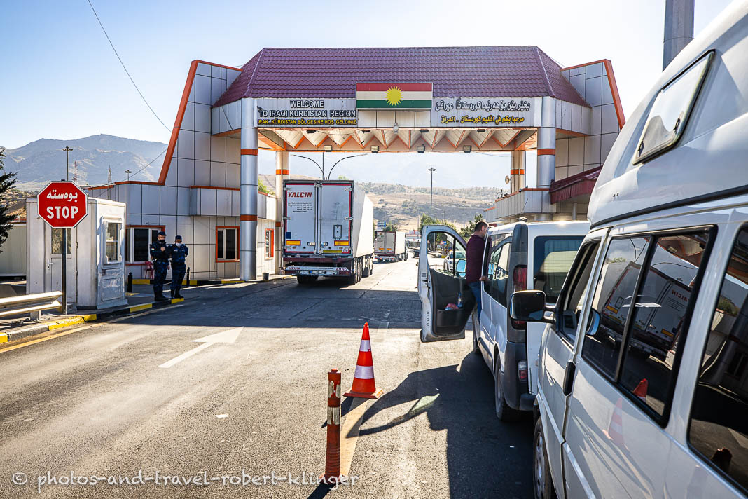 Der Grenzübergang Grenzübergang Ibrahim Khalil zwischen der Türkei und dem Irak
