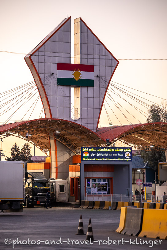 Grenzübergang Ibrahim Khalil zwischen der Türkei und dem Irak