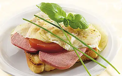 Gegrillter Toast