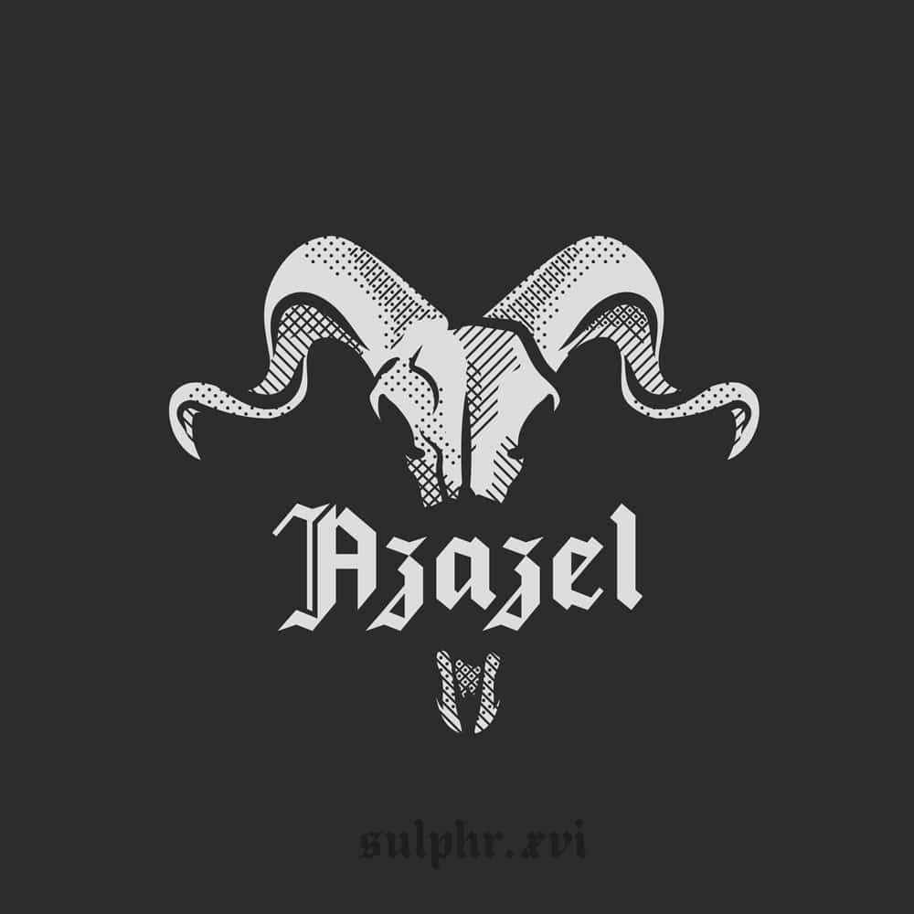 An illustration using the occult typeface: Azazel, created by Sulphr XVI