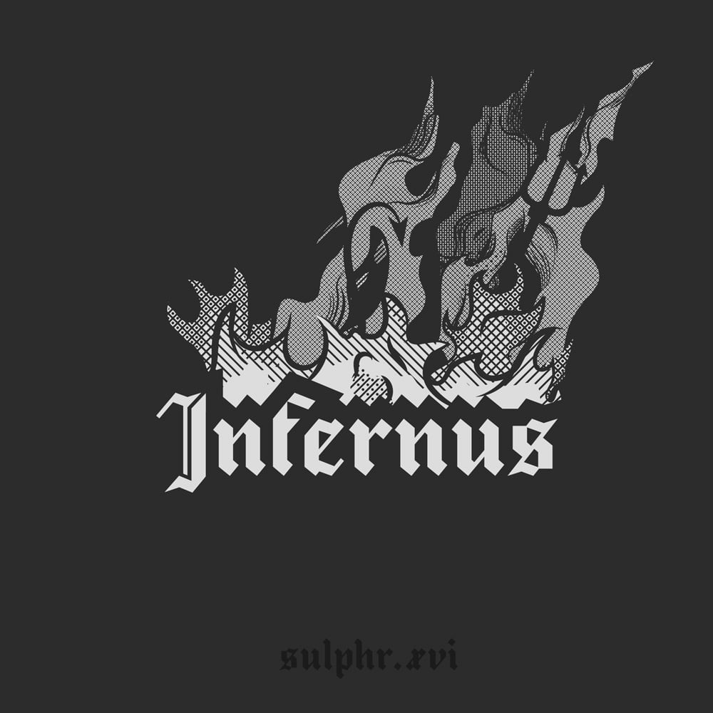 An illustration using the occult typeface: Infernus, created by Sulphr XVI