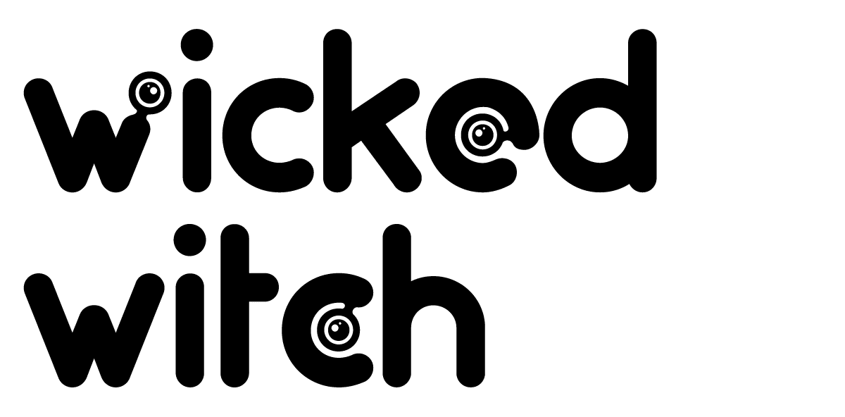 wicked witch, written in the artificers typeface