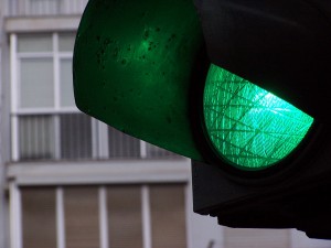 Green traffic light