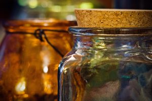 glass memory jar