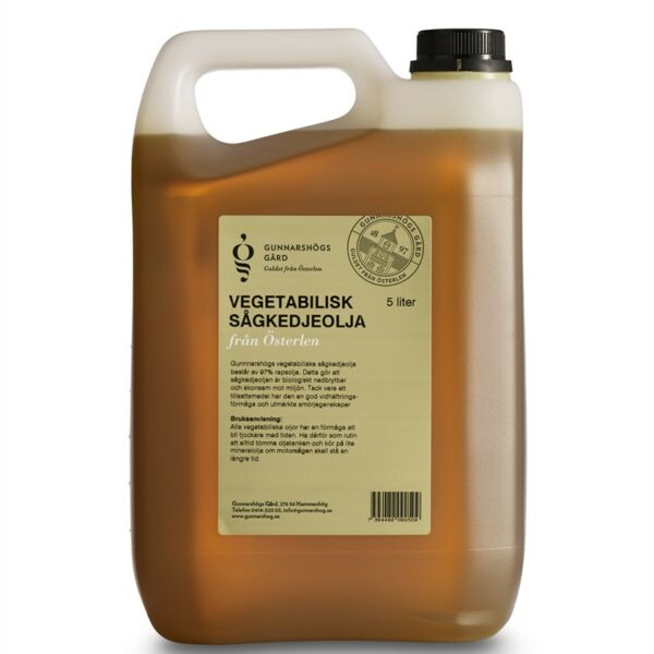 Gunnarshög Vegetabilisk Sågkedjeolja 5L