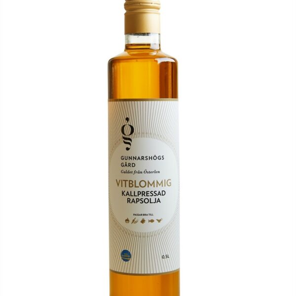 Gunnarshög Rapsolja Vitblommig 0,5L