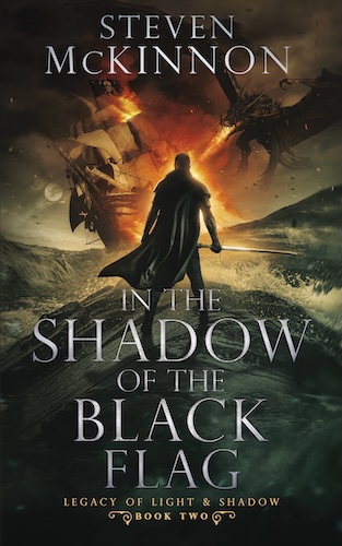 shadow of black flag