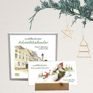 Dor vuchtländische Adventskalender 2023 - Moosi & Günther unnerwechs