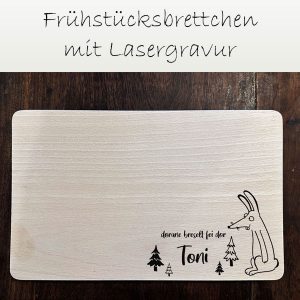 Holz Geschenke mit Lasergravur