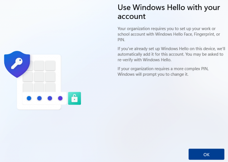 How to disable WHfB postLogon Provisioning in Windows 11
