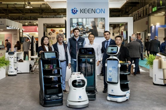 KEENON Unveils New Robots in Europe - Rockingrobots