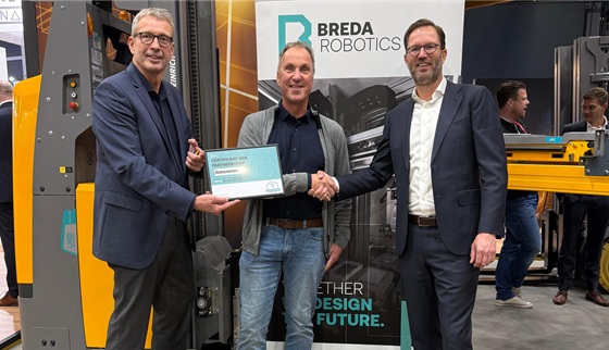 Jungheinrich en Breda Robotics bundelen hun krachten