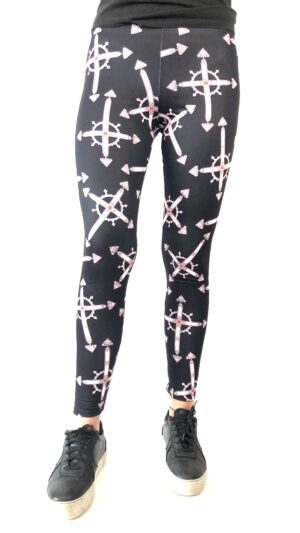 Reversed Cross Leggings | Cross leggings, Reverse cross, Upside down cross