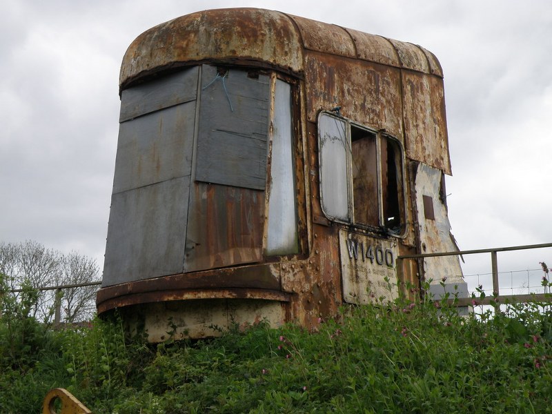 Sundew left hand cab prior to refurbishing.