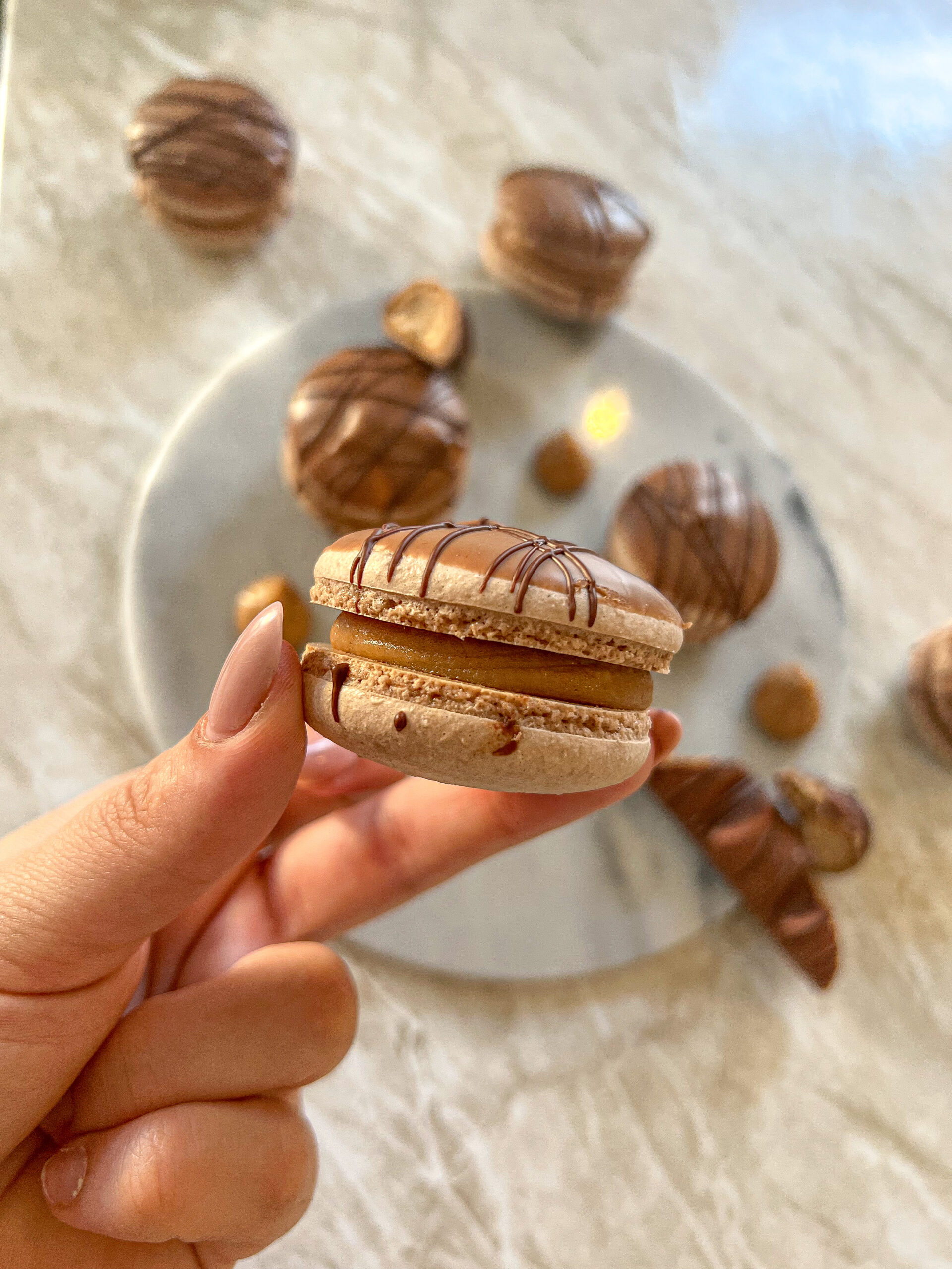 Kinder Bueno Macarons – til dig der elsker chokolade