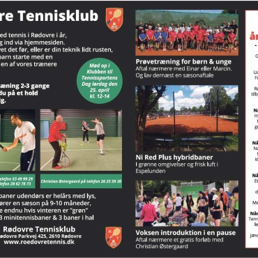 Tennissportens dag 25. april