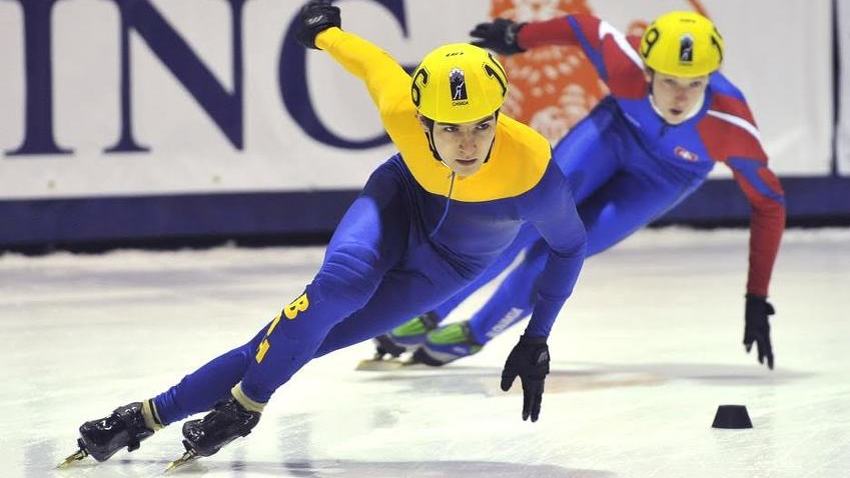 Edin Branković, reprezentativac BiH u brzom klizanju, na pripremama u Italiji