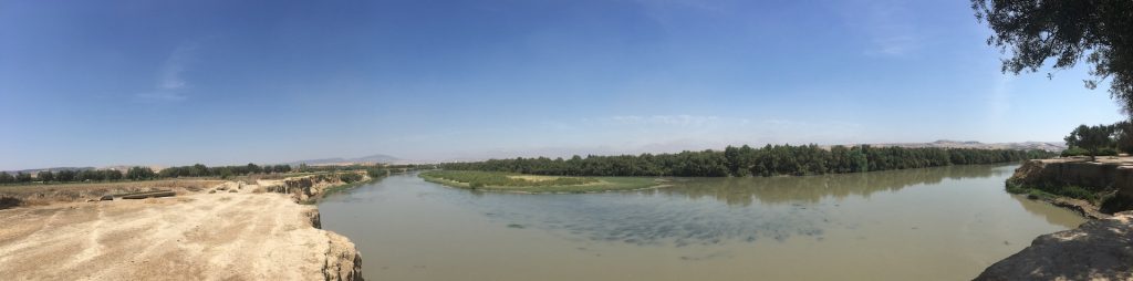 Panorama picture of river sbou. 