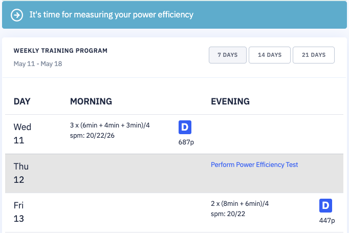 Retake your Power Efficiency Test