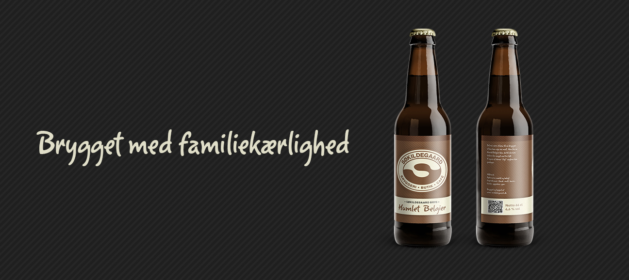Grafisk Design af etiketter til øl bryggeri