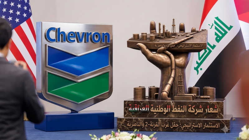 شیڤرۆن یاداشتی لێکتێگەیشتن لەگەڵ عێراق واژۆ دەکات بۆ کێڵگە نەوتییەکانی “ڕۆژئاوای قورنە ٢” و “ناسریە” وە ستراتیژی دەربازبوون لە گەرووی هورمز